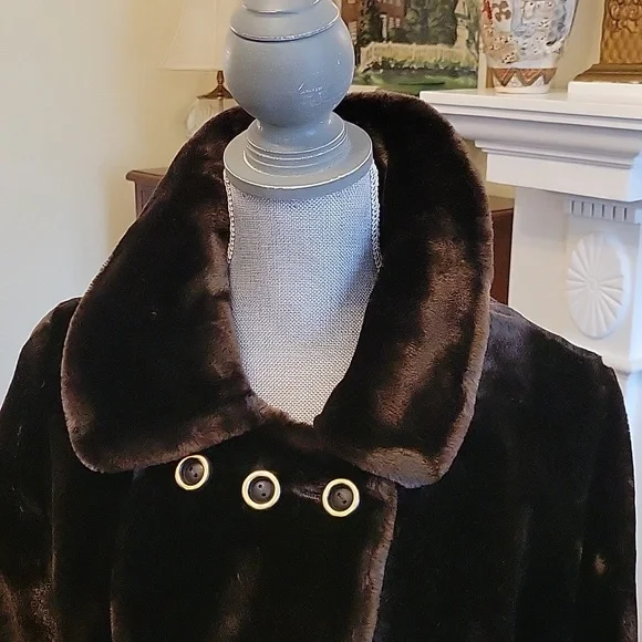 Vintage 60's Faux Fur - Picture 2 of 12